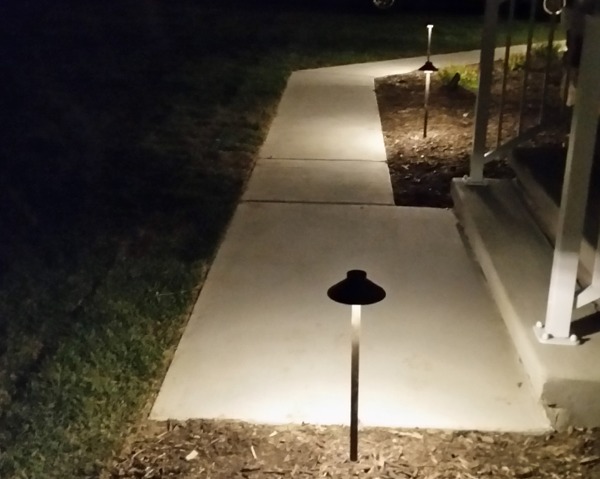 Solid Brass LED Pathway Lights
