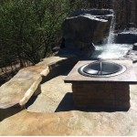 custom outdoor fire pit seating